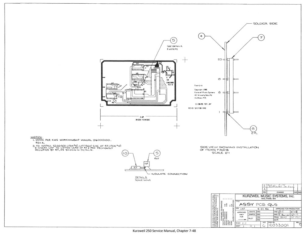 Assembly QLS Board - Sheet 1